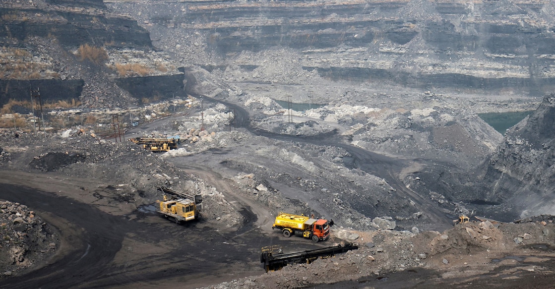 COAL-INDIA A general view of the open cast coal field at Topa coal mine in the Ramgarh district in the eastern Indian state of Jharkhand, India, February 27, 2024. Photo: Reuters/Amit Dave